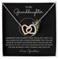 To My Granddaughter | Interlocking Hearts