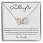 To My Granddaughter | Interlocking Hearts