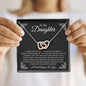 To My Daughter | Interlocking Hearts Necklace