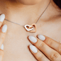 To My Daughter | Interlocking Hearts Necklace