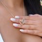 To My Soulmate | Interlocking Hearts Necklace
