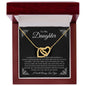 To My Daughter | Interlocking Hearts Necklace