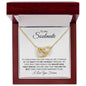 To My Soulmate | Interlocking Hearts Necklace