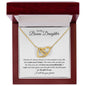 Bonus Daughter | Unconditionally | Interlocking Hearts Necklace