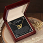 To My Daughter | Interlocking Hearts Necklace