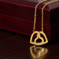 To My Daughter | Interlocking Hearts Necklace