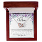 To My Mom | From Son | Interlocking Hearts Necklace