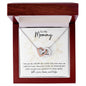 To My Mommy | Pregnancy Gift | Interlocking Hearts Necklace