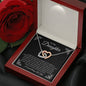 To My Daughter | Interlocking Hearts Necklace