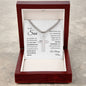 To My Son | Cross on Cuban Chain