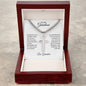To My Grandson | Love Grandma | Artisan Cross Necklace