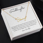 To My Granddaughter | Custom Name Necklace Horizontal