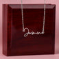 To My Bonus Daughter |  Custom Name Necklace