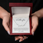 To My Granddaughter | Custom Name Necklace Horizontal