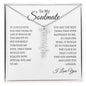 To My Soulmate | Custom Name Necklace Vertical