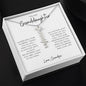 To My Granddaughter | Custom Name Necklace | Vertical