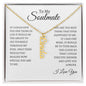 To My Soulmate | Custom Name Necklace Vertical