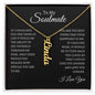 To My Soulmate | Custom Name Necklace Vertical