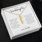 To My Granddaughter | Custom Name Necklace | Vertical