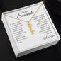 To My Soulmate | Custom Name Necklace Vertical