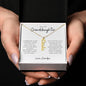 To My Granddaughter | Custom Name Necklace | Vertical