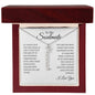 To My Soulmate | Custom Name Necklace Vertical