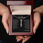 To My Soulmate | Custom Name Necklace Vertical