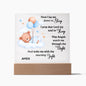 Bedtime Prayer Acrylic Plaque | Blue Bear