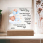 Bedtime Prayer Acrylic Plaque | Blue Bear