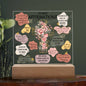 My Daily Affirmations Acrylic Plaque with LED Base