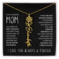 My Amazing Mom | First Country | Custom Name Necklace