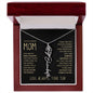 To My Loving Mom | My First Country | Custom Name Necklace