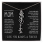 My Amazing Mom | First Country | Custom Name Necklace