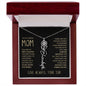 To My Loving Mom | My First Country | Custom Name Necklace