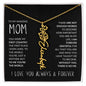 My Amazing Mom | First Country | Custom Name Necklace