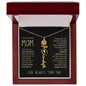 To My Loving Mom | My First Country | Custom Name Necklace