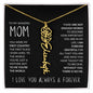 My Amazing Mom | First Country | Custom Name Necklace