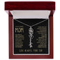 To My Loving Mom | My First Country | Custom Name Necklace