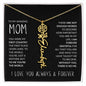My Amazing Mom | First Country | Custom Name Necklace