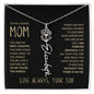 To My Loving Mom | My First Country | Custom Name Necklace