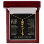 To My Loving Mom | My First Country | Custom Name Necklace
