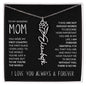 My Amazing Mom | First Country | Custom Name Necklace