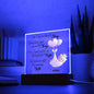 Bedtime Prayer Acrylic Plaque | Pink Bear