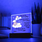 Bedtime Prayer Acrylic Plaque | Blue Bear