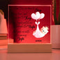 Bedtime Prayer Acrylic Plaque | Pink Bear