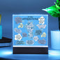 My Daily Affirmations Acrylic Plaque with LED Base