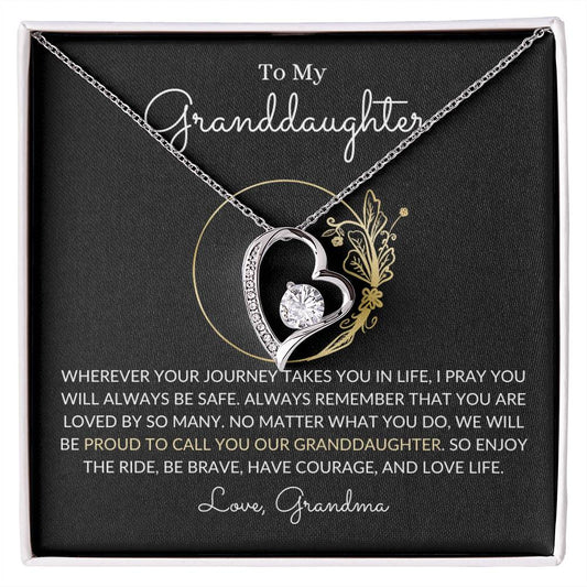 To My Granddaughter | Forever Love Necklace