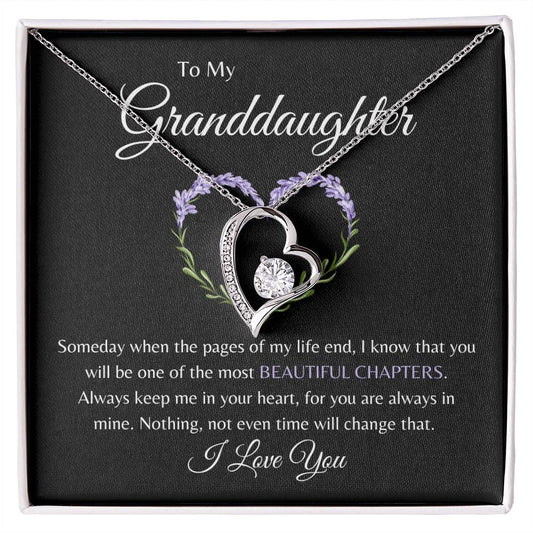 To My Granddaughter | Forever Love Necklace