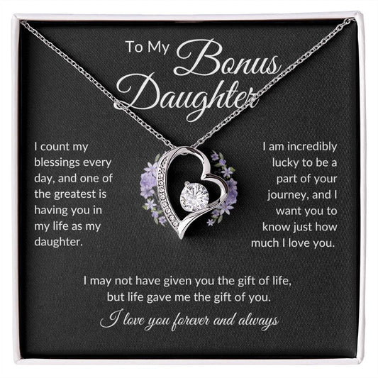 Bonus Daughter | Blessings | Forever Love Necklace