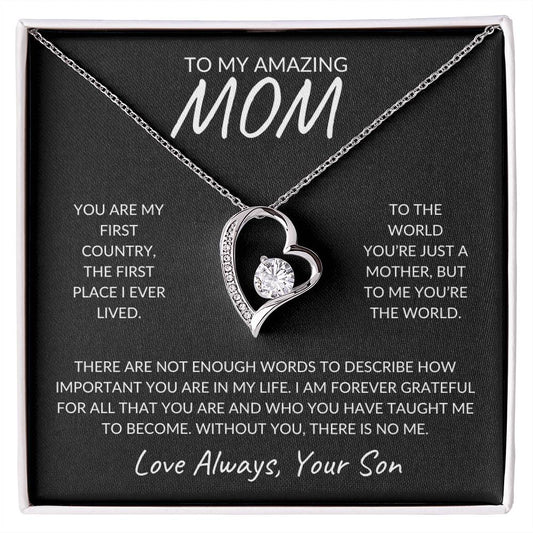 AMAZING MOM | NOT ENOUGH WORDS | FOREVER LOVE NECKLACE